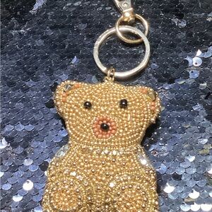 Good Quality weight Beaded Teddy Bear Keychain